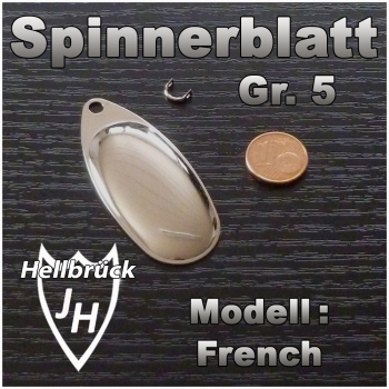 Spinnerblatt - French (Französisches Blatt) Gr. 5 - Menge: 12 Stück